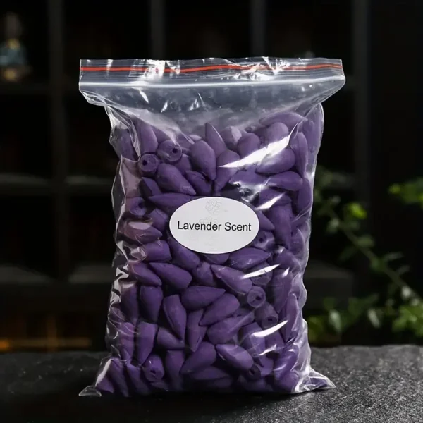 Mixed Waterfall Smoke Backflow Natural Incense Cone Incense Sandal Lavender Multi-scented Suitable for Places Tea Room Yoga Room - Image 3